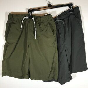 Old Navy Boy's XL 14-16 Pull On Drawstring Lightweight Casual Shorts Lot of 2